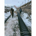 HDPE Krah Pipe For Drainage Plastic Culvert Pipe